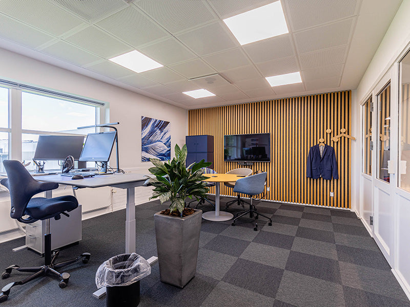 Skyled Prolux LED panel 60x60 kontorbelysning energioptimering