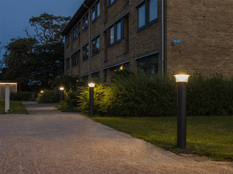 Trend Park pullert LED pullertlampe Vej- og stibelysning tryghedsskabende pullertbelysning