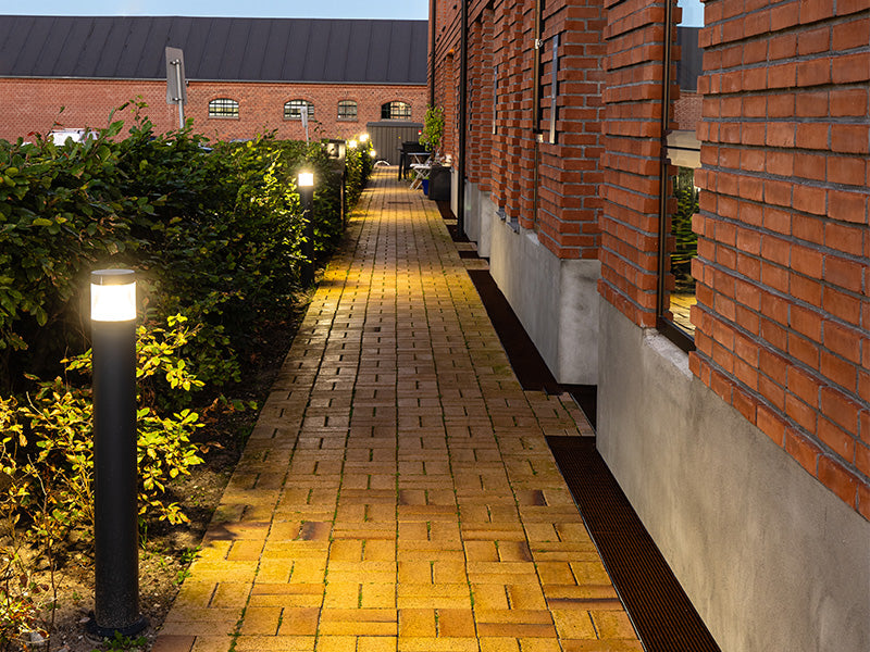 Dava pullert LED pullertlampe vej- og stibelysning tryghedsskabende pullertbelysning