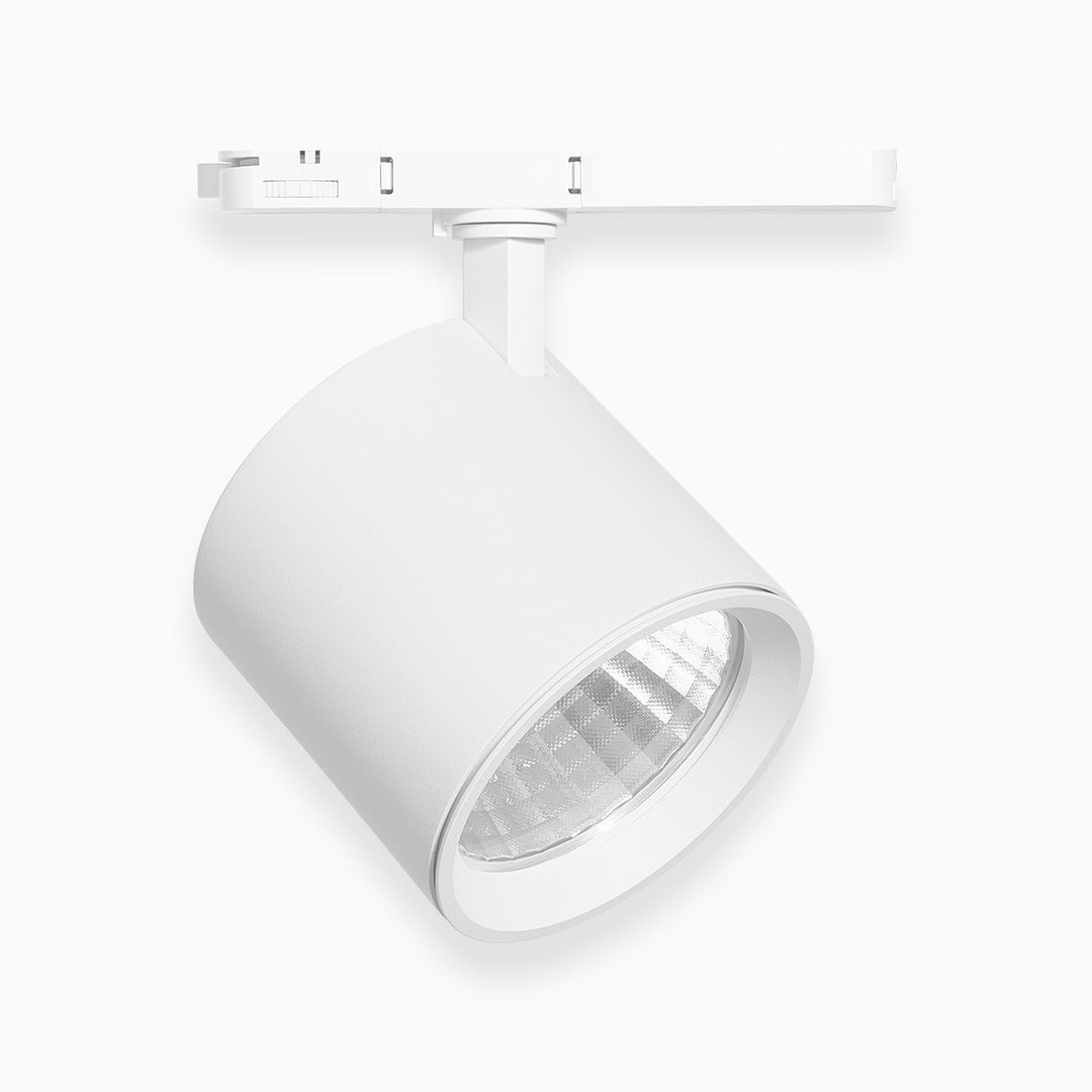 Skinnespot LED butiksbelysning energioptimering