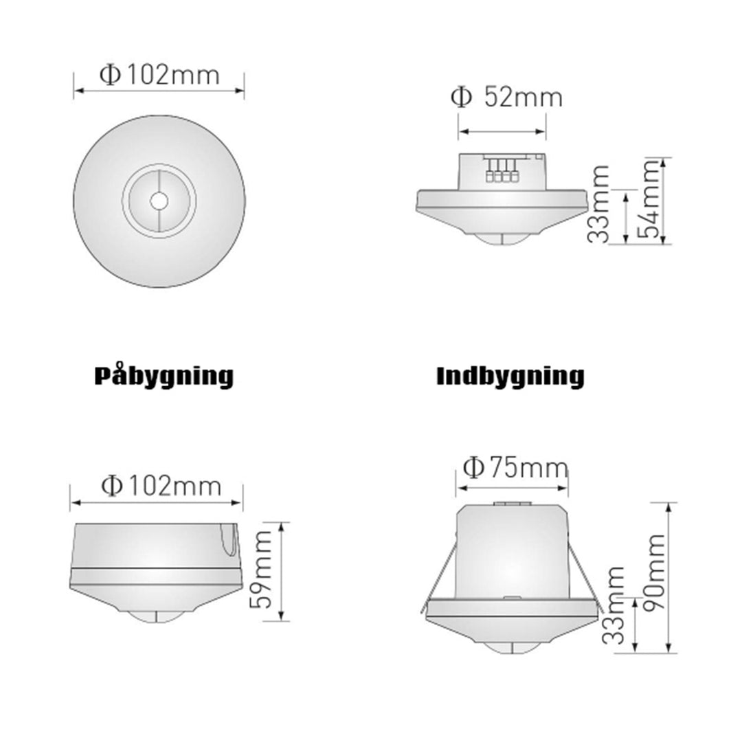 DALI master PIR sensor