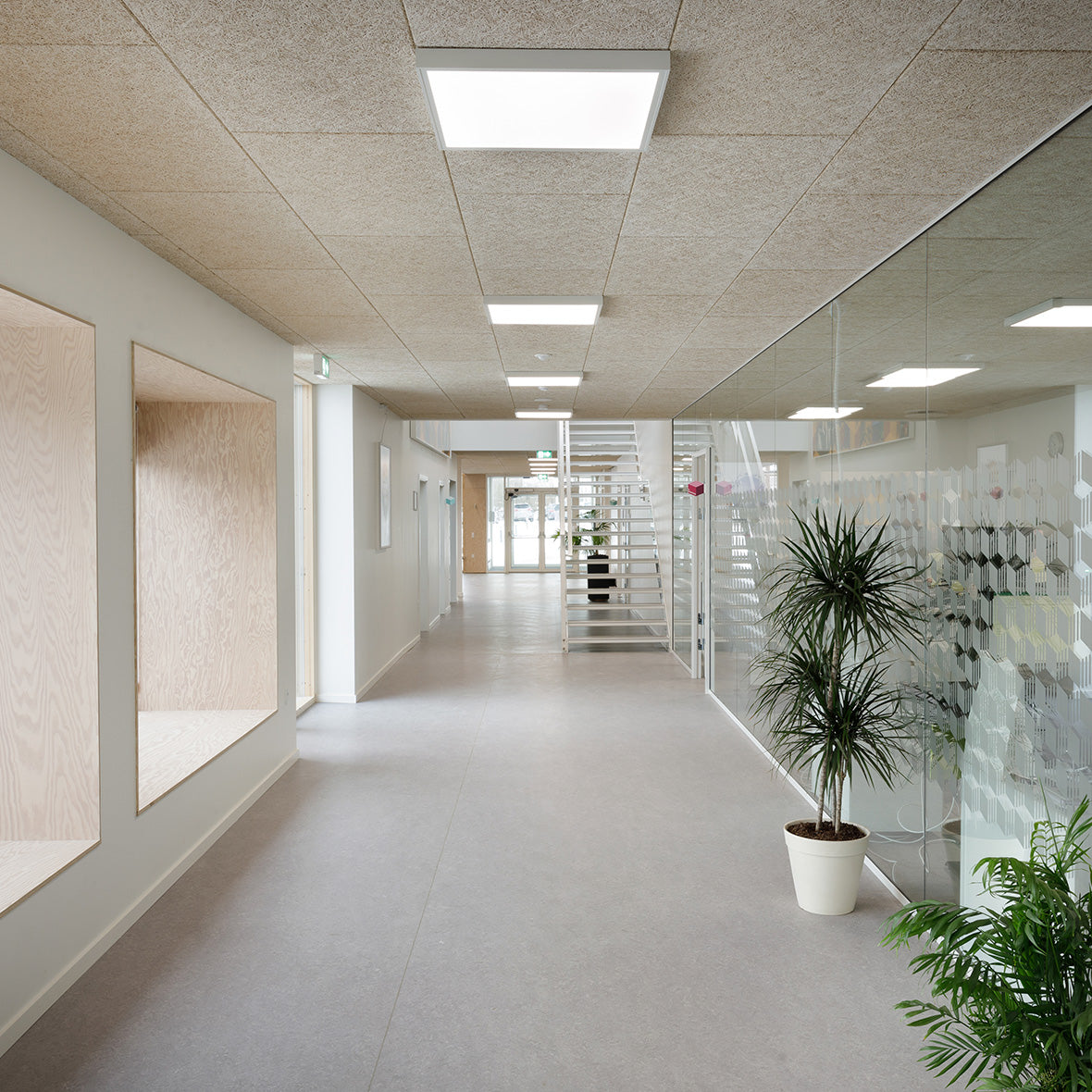 Skyled LED panel 60x60 skolebelysning kontorbelysning